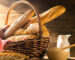 cestas de mimbre para organizar el pan